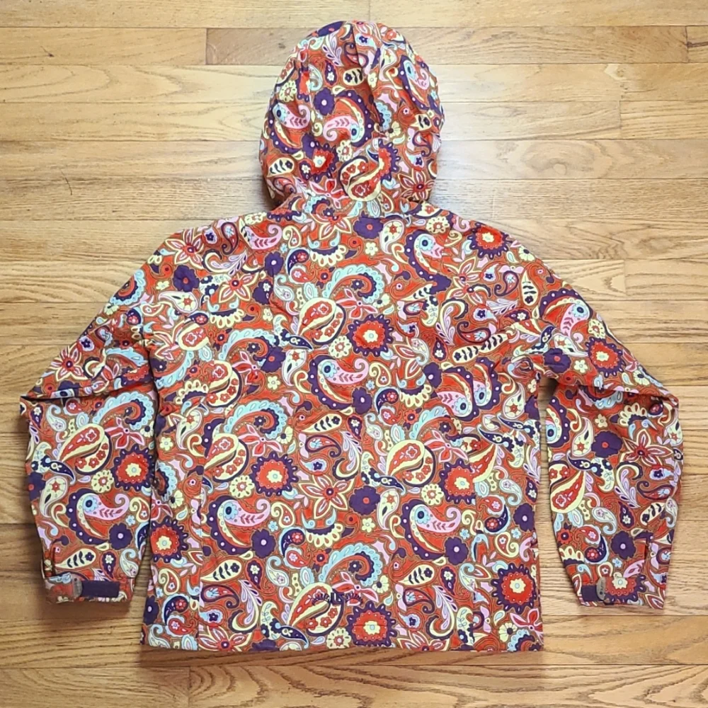 Burton retro paisley ski snow jacket